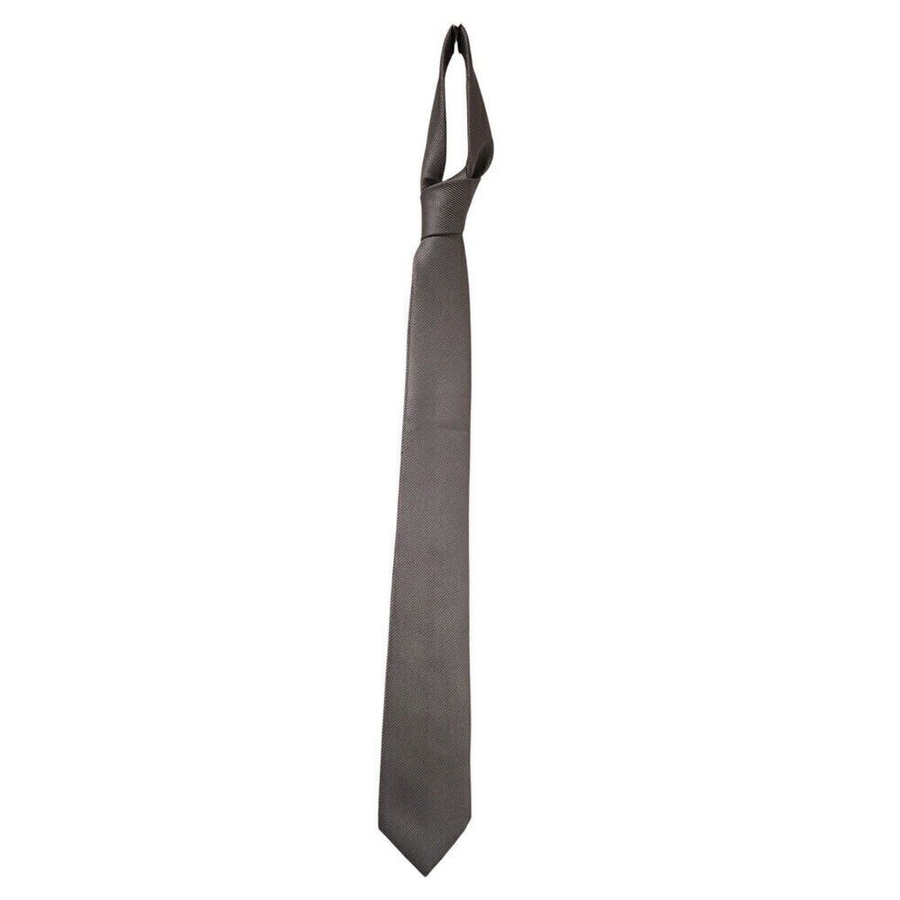 Banana Republic Men's Textured Silver Tie